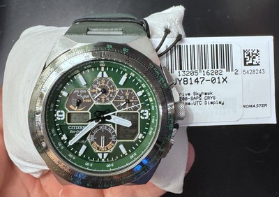 Citizen JY8147-01X Promaster Skyhawk A-T Chronograph GMT Green