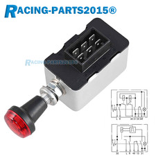 12V Elektrisch integriertem Warnlichtgeber Blinkgeber Geber 0336851004 Oldtimer