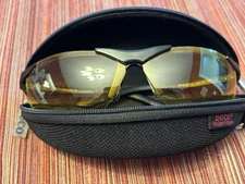 DUCO Night Vision Anti-Glare Driving Sunglass 75-18-145 Italy Mens Case