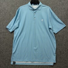 Turtleson Short Sleeve Polo Shirt Men's Size Large Blue