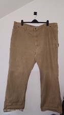 Dickies Mens Carpenter Work Pants 52 Brown Duck Canvas Utility Construction