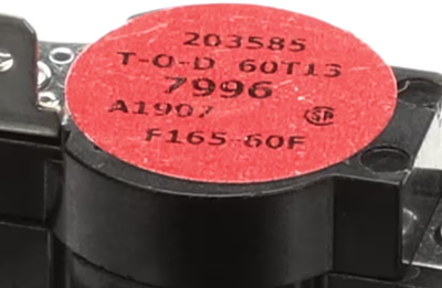 York 203585, T-O-D 60T13, 7996, Hi Limit Control, 105 Open/165