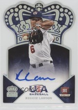 2015 USA Baseball Crown Royale Silver Signatures 12/99 Reggie Lawson Auto 3lz