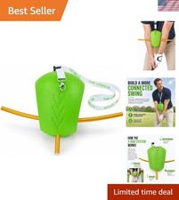 Ball and 3 Alignment Rods Golf Swing Trainer for Improved Performance Feedback