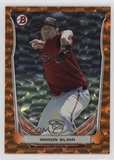 2014 Bowman Draft Top Prospects Orange Ice 23/25 Aaron Blair #TP-42 0kz8
