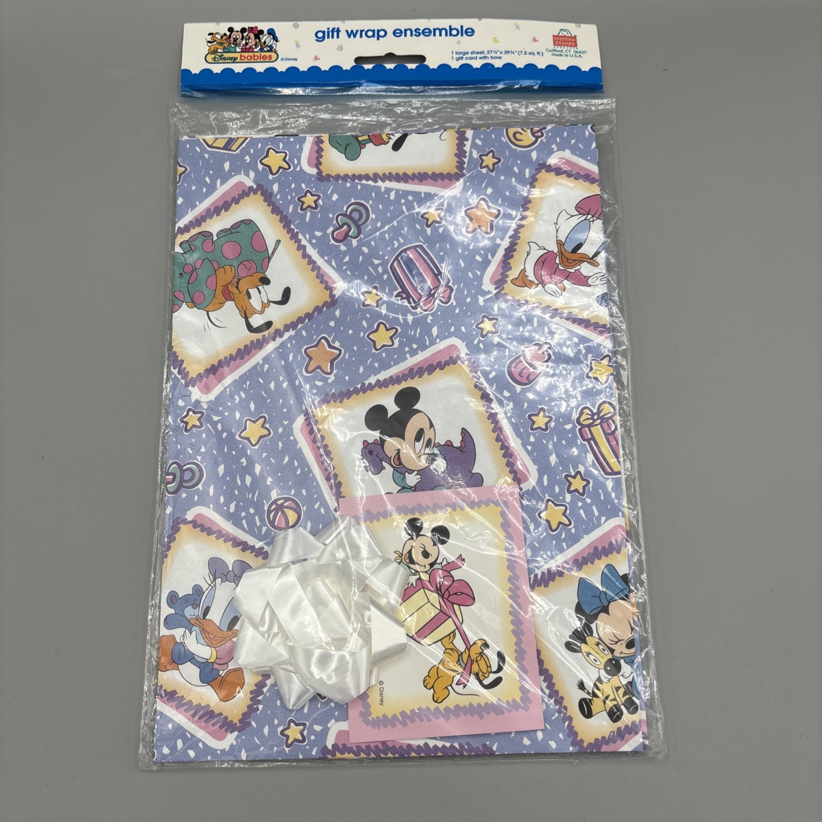 Wrapping Card Ensemble Nop Mickey Mouse