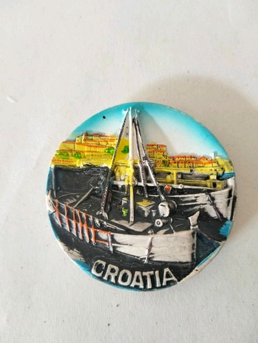 Magnete da frigorifero Croazia Fiume Calamite in vetro per frigorifero souvenir carino cristallo magnete decorazione per lavagna ufficio casa regalo