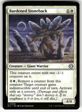 Burdened Stoneback 8  Lorwyn Eclipsed Magic: The Gathering Near Mint