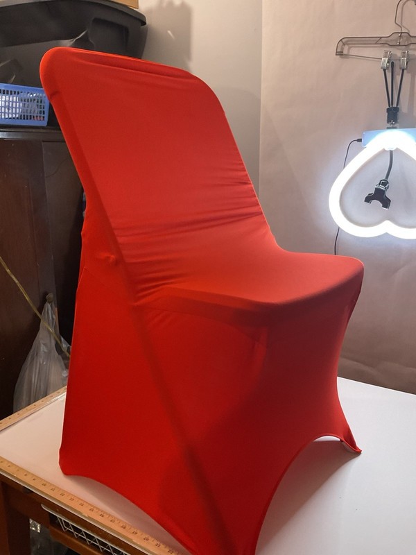 Red Spandex Chair Covers And Chair Sashes