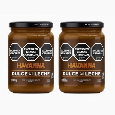 Havanna Dulce de Leche Caramel Jar 800 g (Pack of 2)