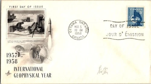 Canada 1958 Ottawa - International Geophysical Year FDC - D1321