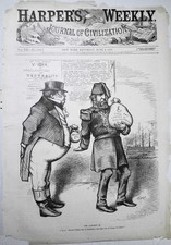 The Almighty (Pound), by Thomas Nast, Harper's Weekly, June 9, 1877. Original