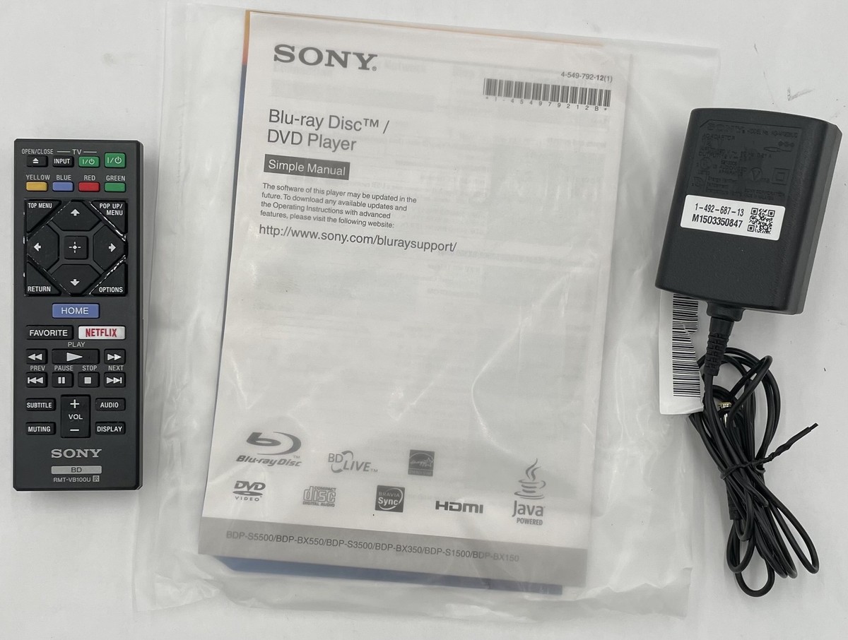 SONY Blu-ray/DVD BDP-S1500 2019年製 BDP-S1500 | ブルーレイディスクプレーヤー／DVDプレーヤー | ソニー