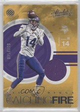 2016 Panini Absolute Catching Fire Materials 25/199 Stefon Diggs #14 bn5