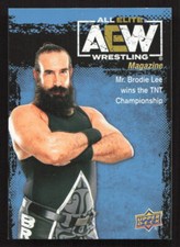 2021 Upper Deck AEW Mr. Brodie Lee #95 Magazine Card