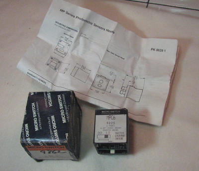 MICRO SWITCH MPD6 9201 PHOTOELECTRIC SHORT RANGE SCANNING HEAD
