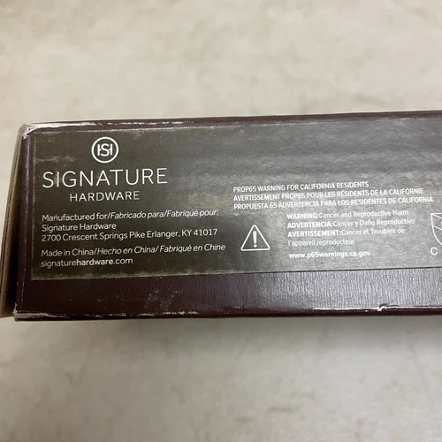 Signature Hardware 12" Wall-Mount Rainfall Shower Arm Brushed Nickel - Picture 4 of 6