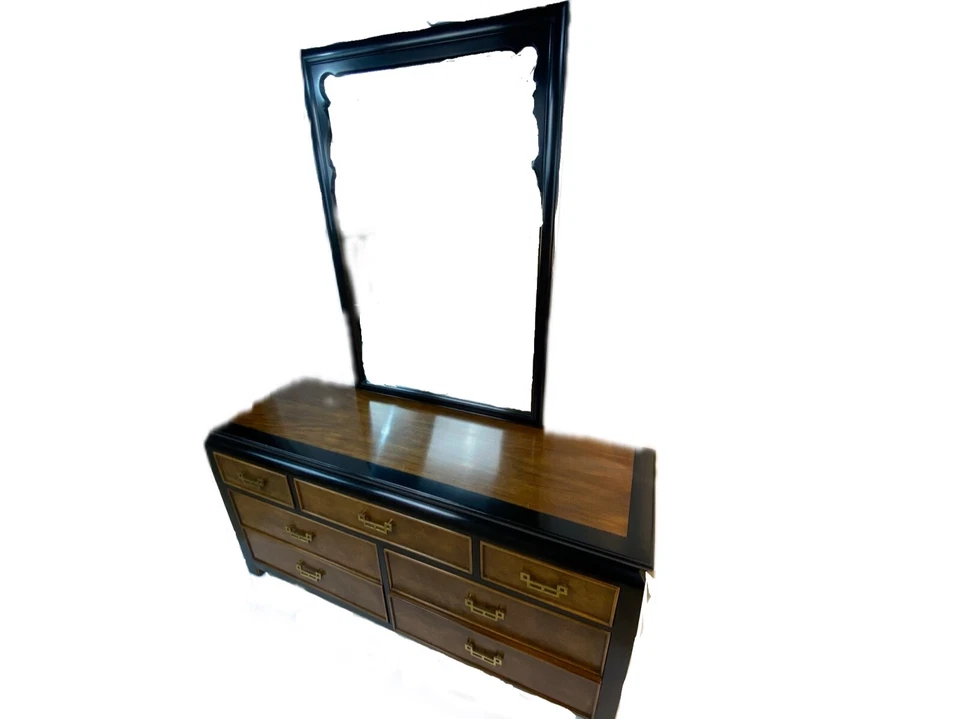 Raymond Sobota Century Furniture Chin Hua 7 Drawer Dresser with Mirror - Image 3 of 4