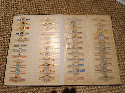 TOLLE SAMMLUNG ZIGARRENRINGE - CA. 340 ALTE ZIGARRENRINGE