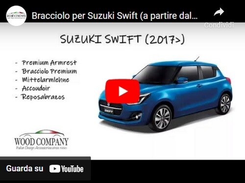 Bracciolo Auto Per Suzuki Swift 2005, Con Vano Portaoggetti, Regolabile E Imbottito – Comfort Guidando