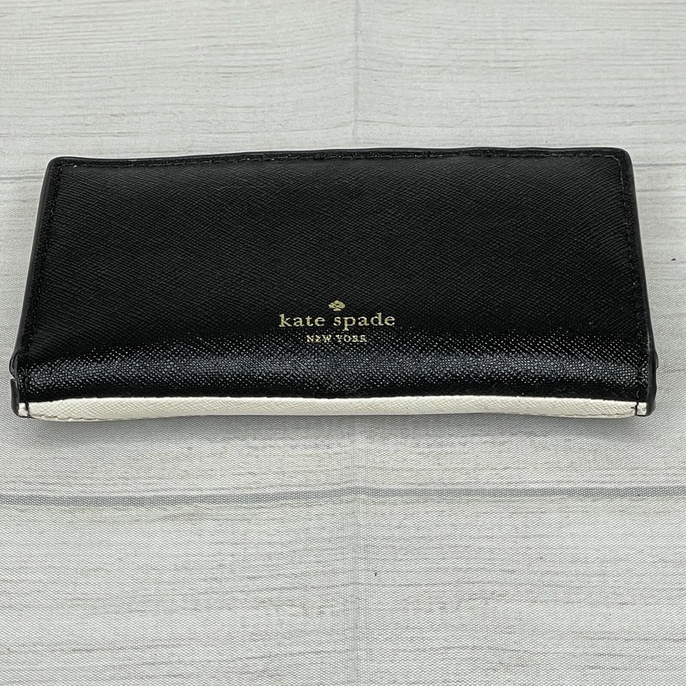 Kate Spade Dashing Beauty Penguin Lacey 黑色皮革钱包 PWRU7009 — 第 4/4 张图片