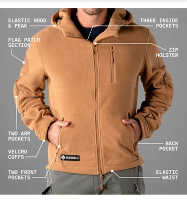 Baerskin Tactical Hoodie 2.0 Green XXL | eBay