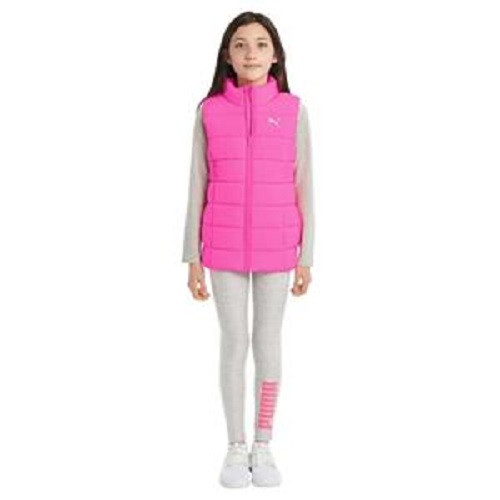 PUMA GIRLS 3 PIECE VEST-SHIRT-PANT SET (PINK/GREY/WHITE, XS-5/6) NWT - Picture 1 of 2