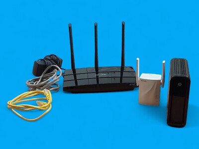 TP-Link Router/Motorola SB6121 SURFboard Modem/Tenda A18 Wifi Extender