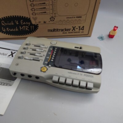 FOSTEX multitracker X-14 マルチトラックレコーダー Fostex X14 Vintage 4 Track Cassette Multitracker Recorder
