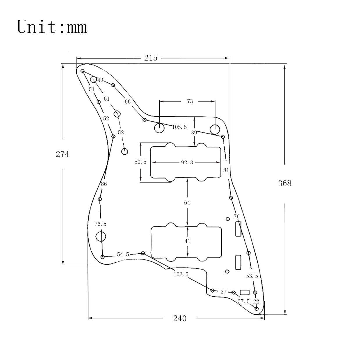 Gotoh PU搭載 JAGARD モッキンバードタイプ 新品弦交換済 hide Fender Gotoh Japan Relic 104B Style Tune-o-matic Bridge Aged
