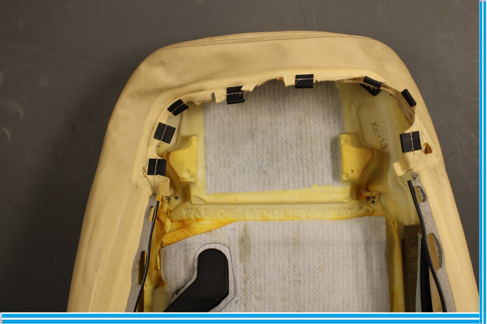 06-12 Bentley Continental Front Right Passenger Seat Cushion Oem