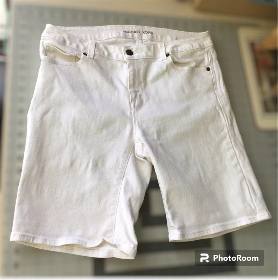 Michael Kors Mujer Bermudas Blanco Foto 3 de 4