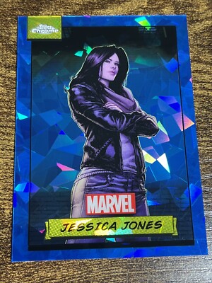 JESSICA JONES 2024 Topps Chrome Marvel Sapphire #120