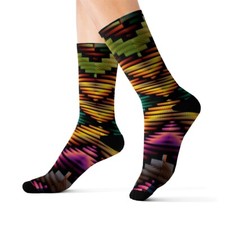 All Over Print Adult Socks Southwestern Navajo Pattern Aztec Native American