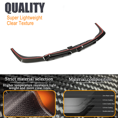 Difusor carbono difusor trasero parte trasera para Mercedes Benz SLS C197 R197 2010-13 - Imagen 8 de 12
