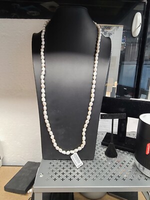 Macys 36 Zoll Zuchtperlen-Halskette UVP 200 $