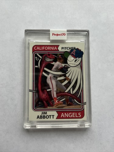 2021 Topps Project 70 Jim Abbott Card 183 1974 by Greg CRAOLA Simkins