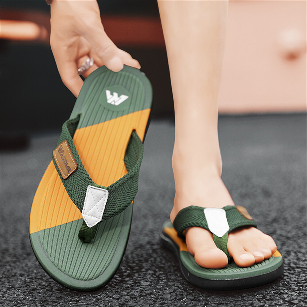 Men's Slippers Outdoor Beach Swimming Pool Shoes Fashion Flip Flops