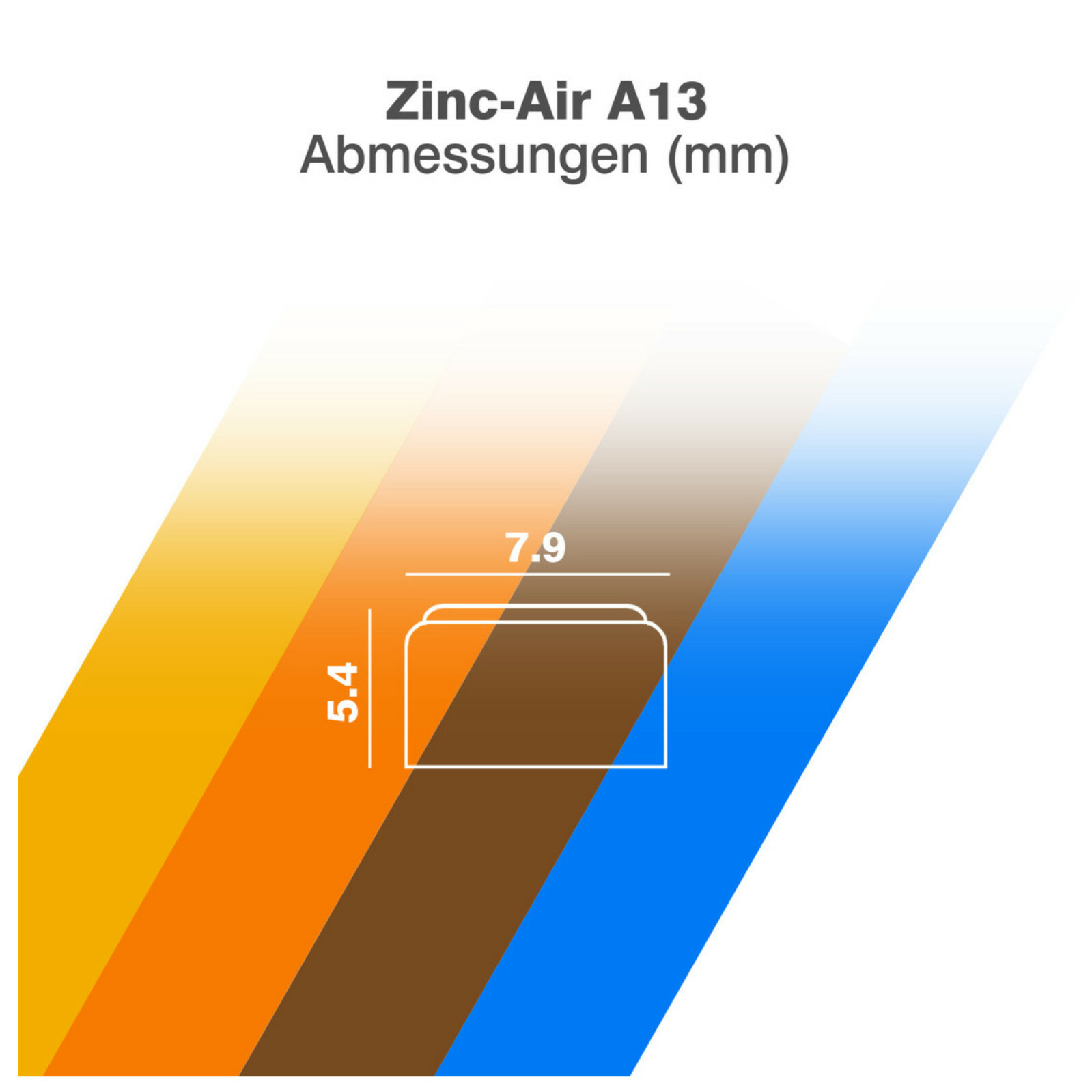 Thumbnail - A13, Pr48, V13 Hörgeräte Batterien Knopfzellen 1,4v 280mah Camelion