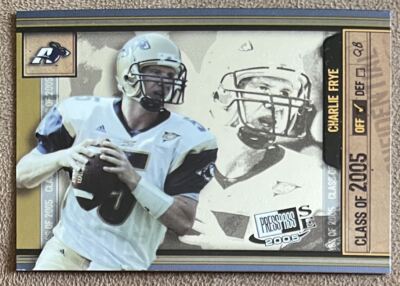 2005 Press Pass SE Class Of Charlie Frye Akron Zips #CL3 NCAA Insert