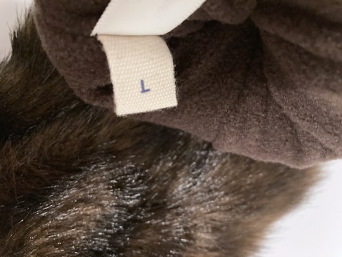 Lands End Kids Faux Fur Mittens Brown Large Fun Fuzzy Soft Like A Teddy Bear Paw - Picture 11 of 19