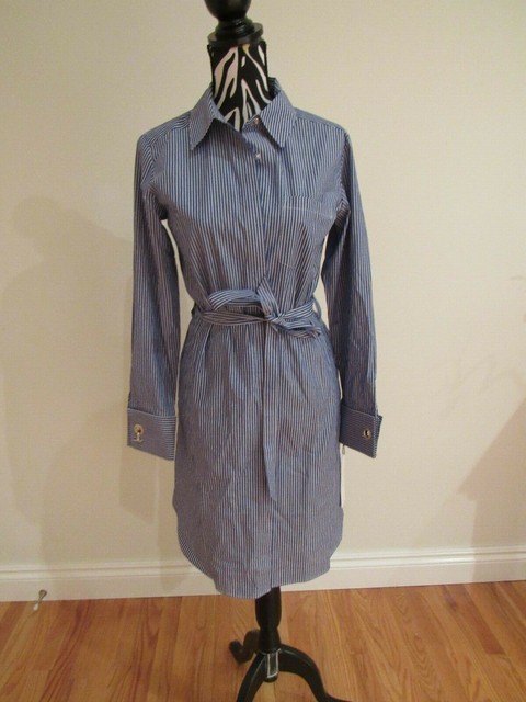 calvin klein white shirt dress