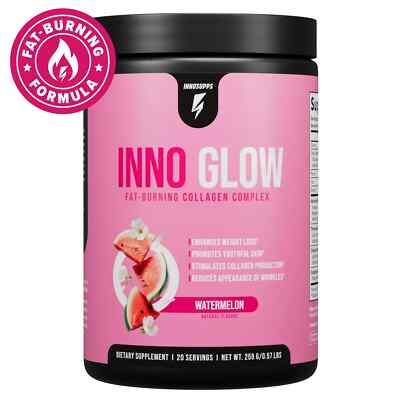 InnoSupps Inno Glow Fat Burning Collagen Complex Watermelon New Exp. 10/2025