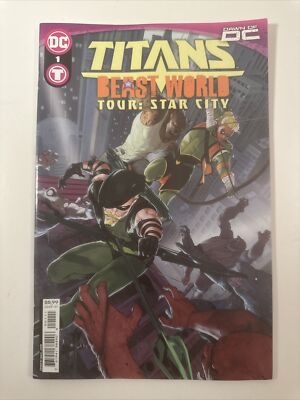TITANS BEAST WORLD TOUR STAR CITY #1 (ONE SHOT) COVER A MIKEL JANIN VF/NM DC