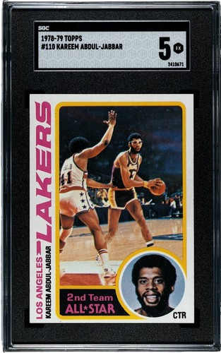 Graded 1975 Topps Kareem Abdul-Jabbar #90 Basketball Card PSA 5 | eBay