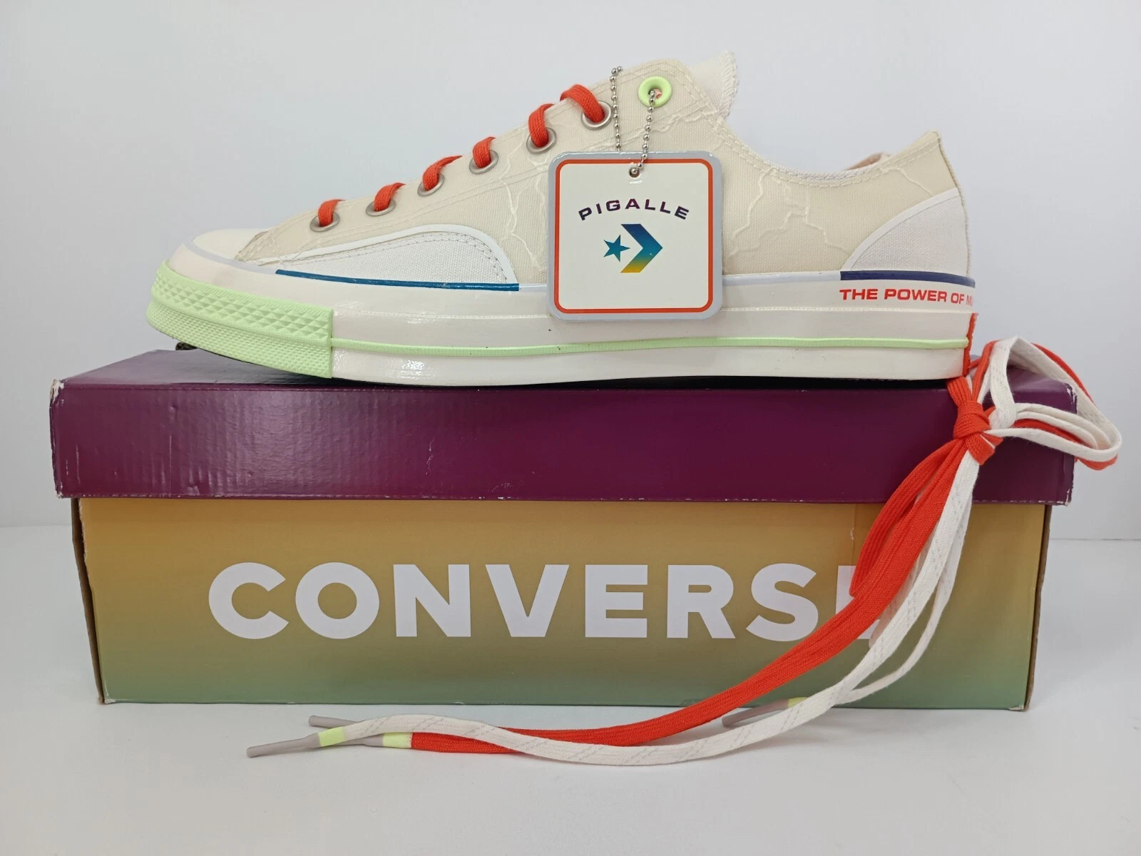 Sneakers Converse x Pigalle Chuck Taylor #165748C All Star a malapena volt taglia 12