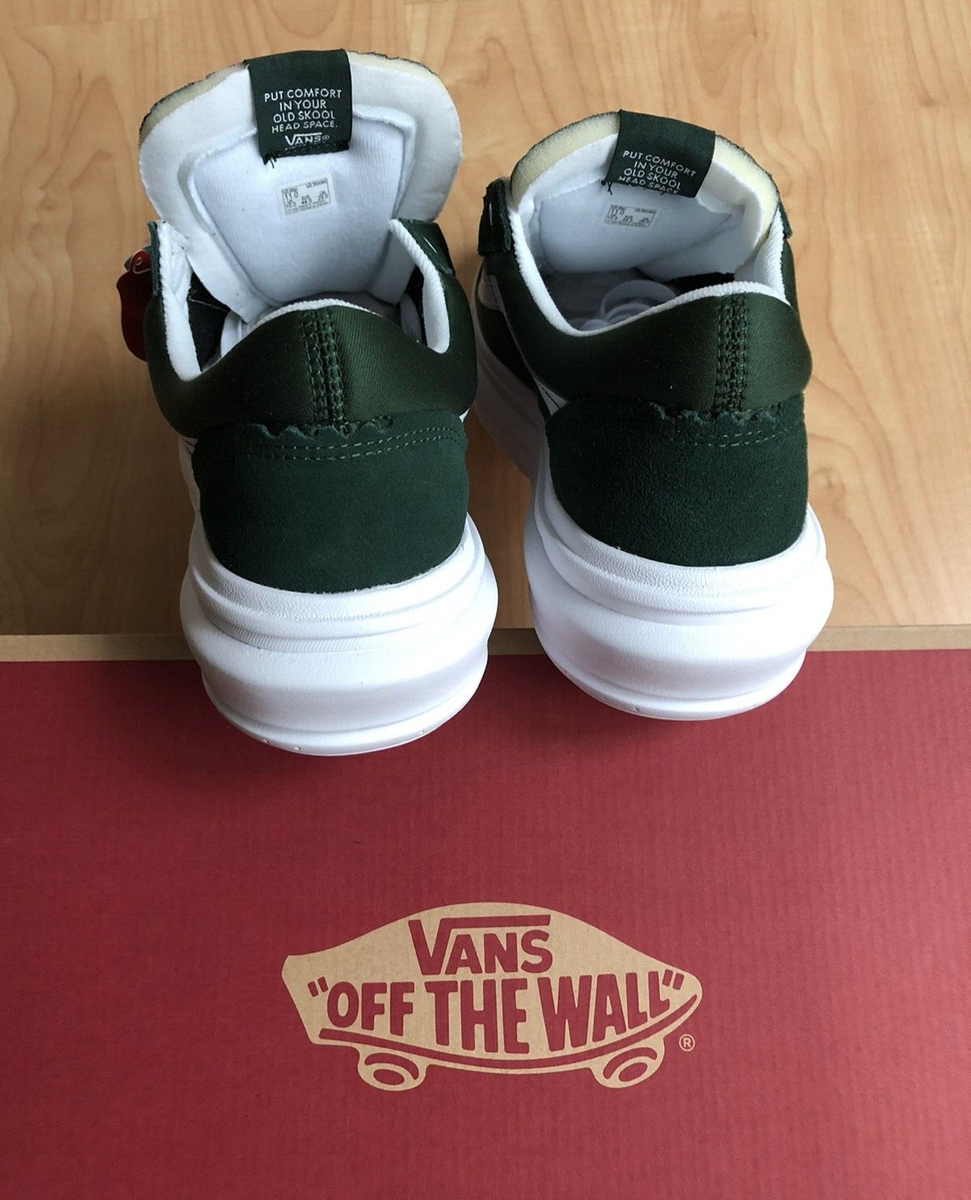Vans OTW Old Skool Over CC Green White Skate Shoes VN0A7Q5EDGY Men Sz 10 Chunky Vans Men Old Skool Overt CC Dark Green White VN0A7Q5EDGY  main image 3