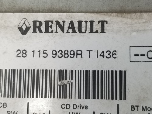 7649189391 audio system cd radio 954436 for RENAULT MEGANE III SPORT TOURER - Picture 6 of 11