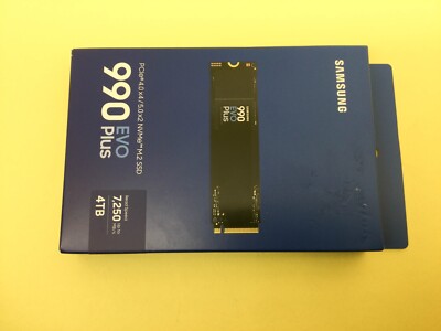 SAMSUNG 990 EVO Plus 4TB PCIe NVMe M.2 2280 Internal SSD MZ SAMSUNG 990 EVO Plus 4TB PCIe NVMe M.2 2280 Internal SSD MZ
