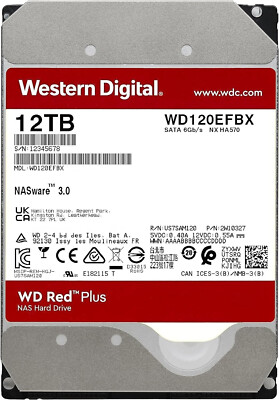 Festplatte / HDD Western Digital WD 12TB (12000GB) SATA WD120EFBX NAS